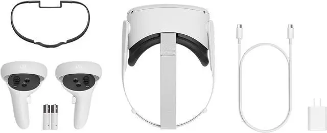 Alt view image 4 of 8 - Meta Quest 2 - Advanced All-In-One Virtual Reality Headset - 128 GB