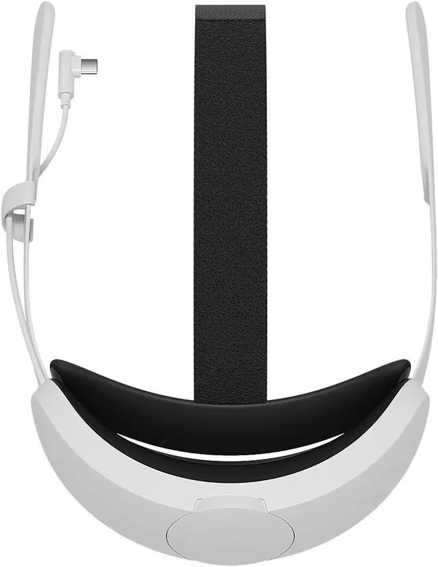 Alt view image 5 of 10 - Meta Quest 2 Elite Strap With Battery for Enhanced Comfort and Playtime in VR - Light Gray