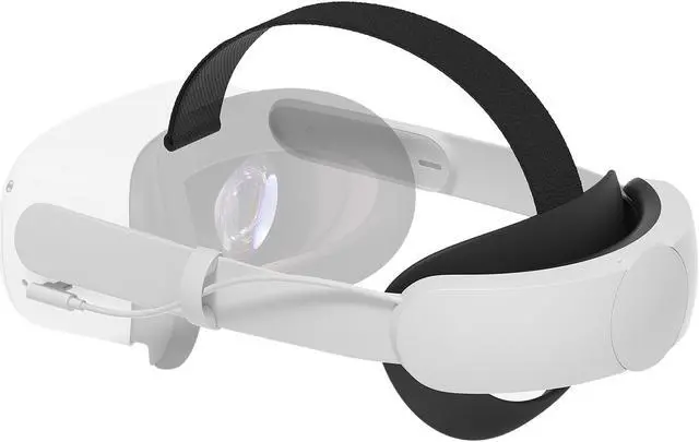 Alt view image 6 of 10 - Meta Quest 2 Elite Strap With Battery for Enhanced Comfort and Playtime in VR - Light Gray