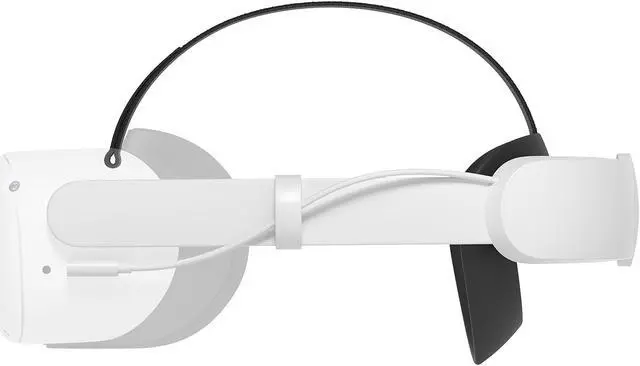 Alt view image 7 of 10 - Meta Quest 2 Elite Strap With Battery for Enhanced Comfort and Playtime in VR - Light Gray