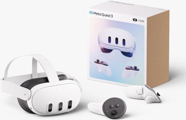 Alt view image 8 of 8 - Meta Quest 3 512GB — The Most Powerful Quest — Ultimate Mixed Reality Experiences — Get Batman: Arkham Shadow and a 3-Month Trial of Meta Horizon+ Included