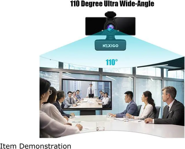 Alt view image 5 of 7 - NexiGo N660 USB FHD Web Computer Camera, Plug and Play, for Zoom/Skype/Teams/Webex, Laptop MAC PC Desktop