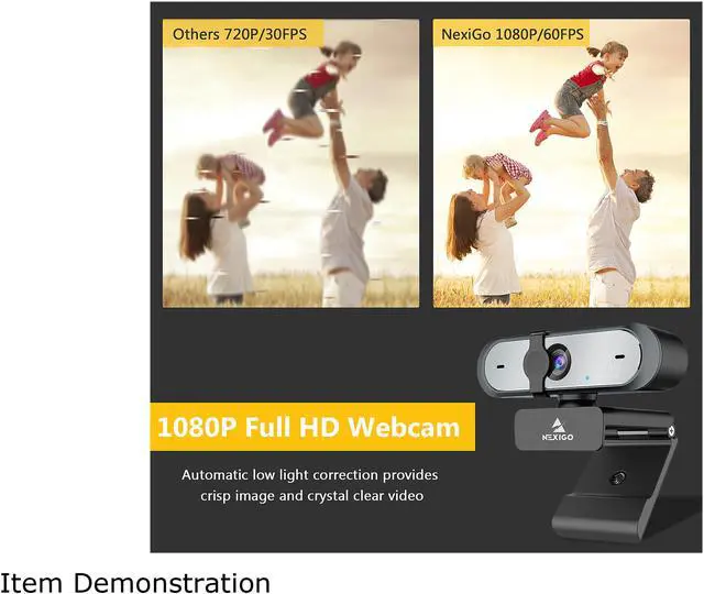 Alt view image 4 of 9 - NexiGo N660P Pro FHD USB Computer Web Camera, for OBS Gaming Zoom Meeting Skype FaceTime Teams