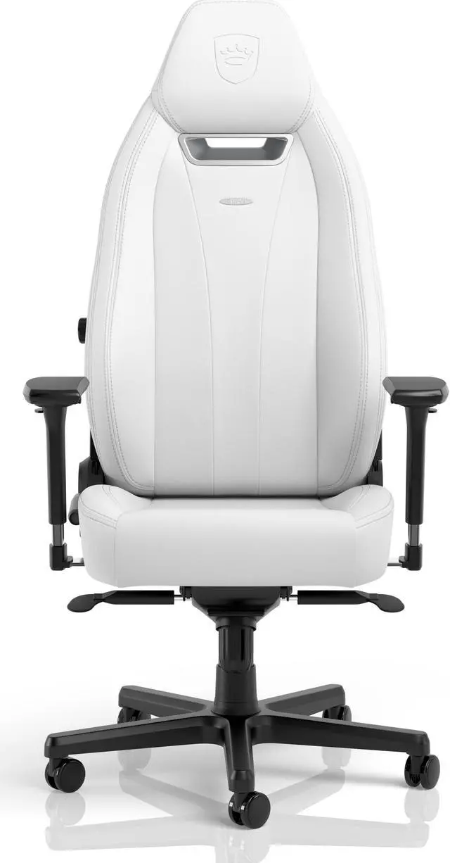 Main image of noblechairs LEGEND Ergonomic Gaming & Office Chair - Faux Vegan Leather, Reclining Backrest, Lockable Tilt, Lumbar Support, 4D Armrests, Supports Up to 150 kg - White Edition