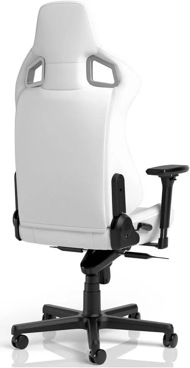 Alt view image 2 of 3 - noblechairs EPIC Ergonomic Gaming & Office Chair - Faux Vegan Leather, Reclining Backrest, Lockable Tilt, Lumbar Support, 4D Armrests, Supports Up to 150 kg - White Edition