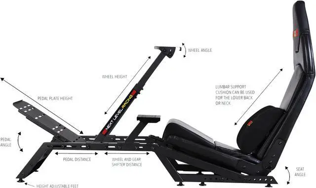 Alt view image 7 of 16 - Next Level Racing NLR-S010 Simulator Cockpit