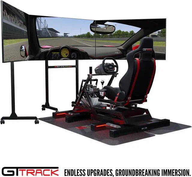 Alt view image 14 of 15 - Next Level Racing GT Track Simulator Cockpit - Professional Grade