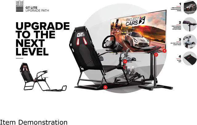Alt view image 9 of 13 - Next Level Racing NLR-S021 GTLite Foldable Simulator Cockpit