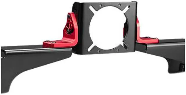 Alt view image 2 of 2 - Next Level Racing ELITE DD Side & Front Mount Adaptor - Carbon Grey & Red