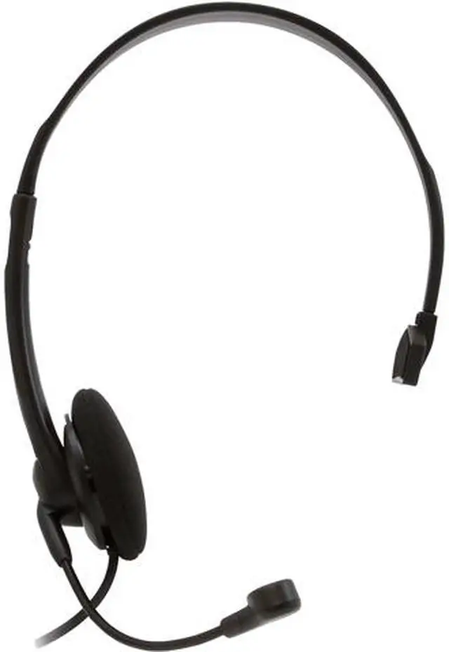 Main image of FileMate 3FMH2101BK-R 3.5mm Connector H2101 Mono Headset with Microphone with Splitter 1 Female to 2 Male Ada