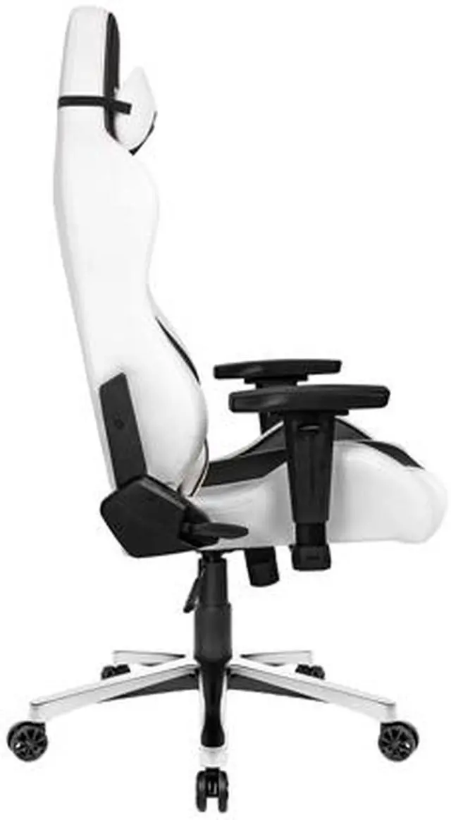 Alt view image 3 of 4 - AKRacing Masters Series Premium Gaming Chair, 4D Adjustable Armrests, 180 Degrees Recline - Arctica (AK-PREMIUM-ARCTICA)