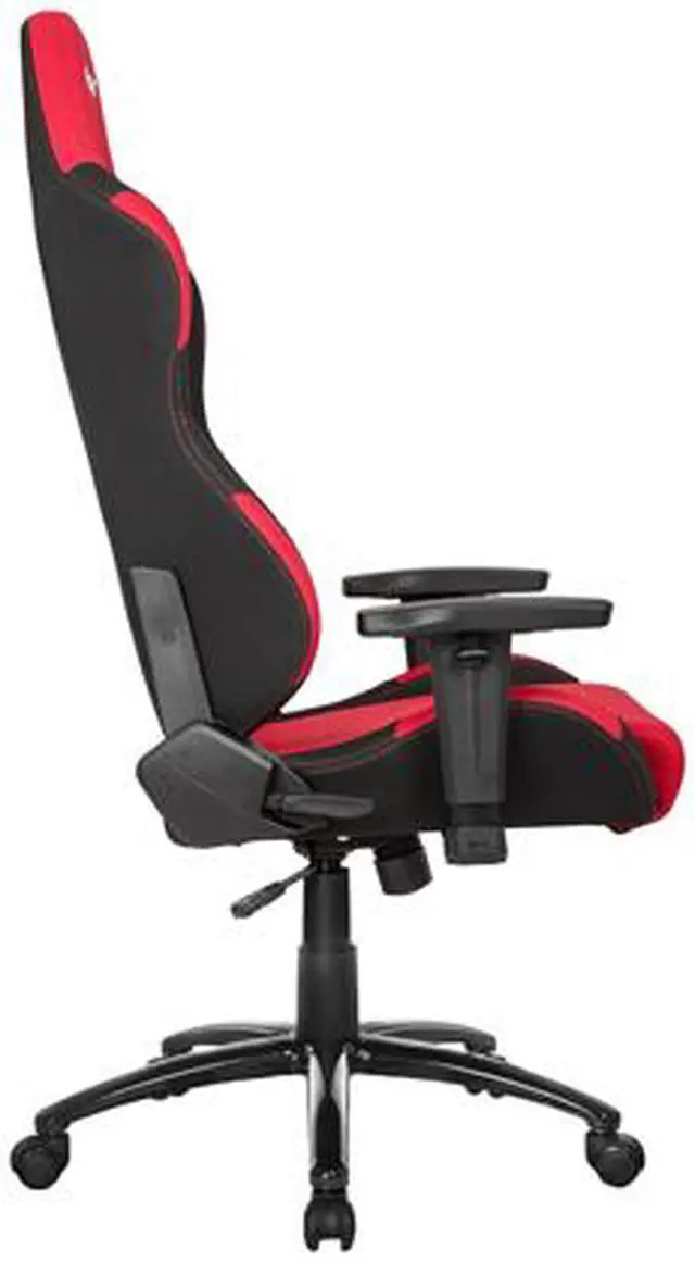 Alt view image 3 of 4 - AKRacing Core Series EX Wide Fabric Gaming Chair, 3D Arms, 180 Degrees Recline - Red/Black (AK-EXWIDE-RD/BK)
