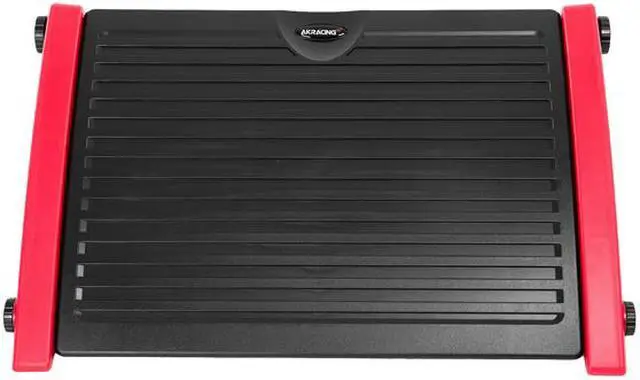 Alt view image 2 of 5 - AKRacing Plastic Footrest Red, Adjustable to Multiple Tilt Angles (AK-FOOTREST-RD-NA)