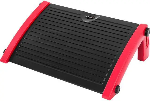 Main image of AKRacing Plastic Footrest Red, Adjustable to Multiple Tilt Angles (AK-FOOTREST-RD-NA)