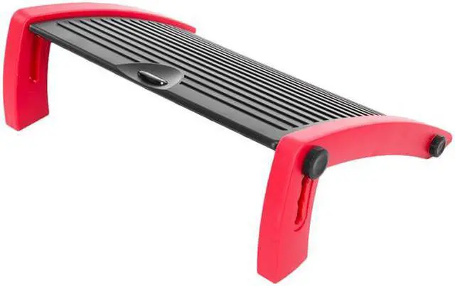 Alt view image 4 of 5 - AKRacing Plastic Footrest Red, Adjustable to Multiple Tilt Angles (AK-FOOTREST-RD-NA)