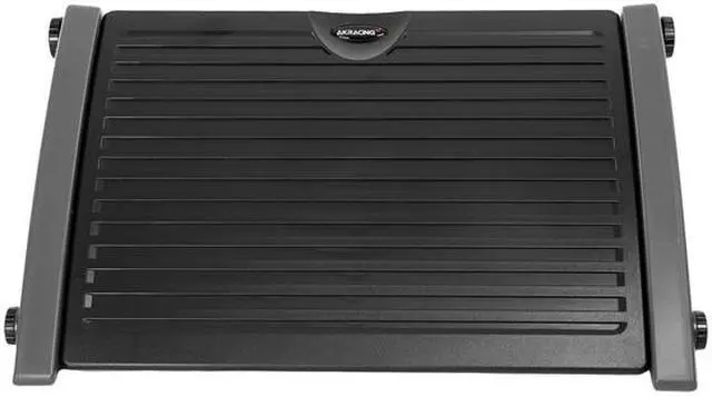 Alt view image 2 of 3 - AKRacing Plastic Footrest Grey, Adjustable to Multiple Tilt Angles (AK-FOOTREST-GY-NA)