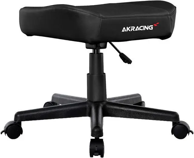 Alt view image 4 of 6 - AKRacing PU Leather Sitting & Foot Stool, Black (AK-STOOL-BK)