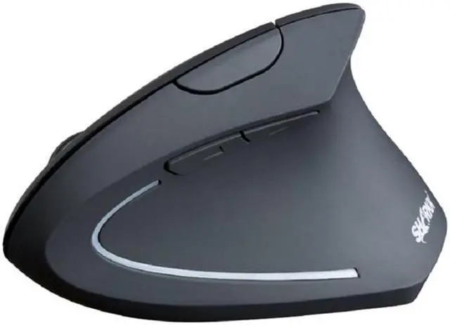 Alt view image 4 of 4 - SHARKK 5-Button 2.4G Wireless Vertical Optical Mouse w/ Ergonomic Design
