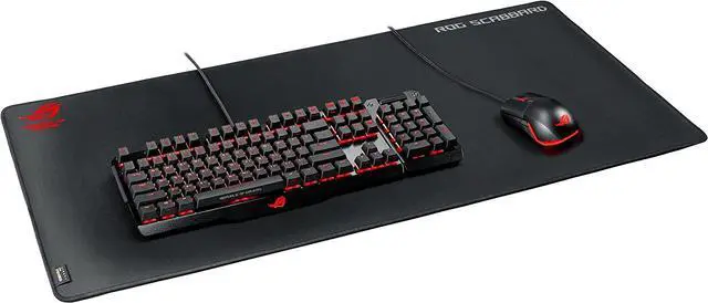 Alt view image 6 of 8 - ASUS ROG Scabbard Extra-Large Anti-fray Slip-Free Spill-Resistant Gaming Mouse Pad (35.4” x 15.7”)