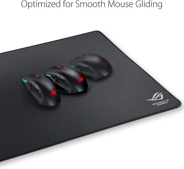 Alt view image 4 of 6 - ROG Sheath BLK LTD Mouse Pad, Extra-Large, Gaming-Optimized Cloth surface, Anti-Fraying Stitched Frame, Non-Slip Rubber Base