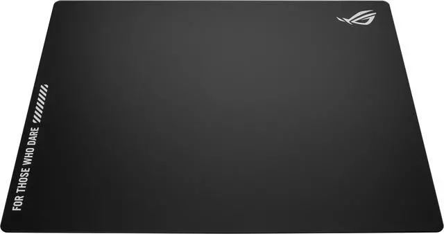 Alt view image 3 of 5 - Asus ROG Moonstone Ace L Glass Gaming Mouse Pad, Ultra-smooth Surface, Noise-Reducing Design, 9H Tempered Glass, Impact & Scratch Resistant, Anti-slip Silicone Base, 500 x 400 mm, Black