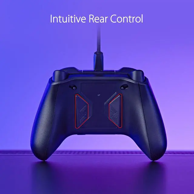 Alt view image 2 of 16 - ASUS ROG Raikiri officially licensed Xbox controller, remappable buttons & triggers, 2 rear buttons, step & linear triggers, adjustable joystick sensitivity, 3.5mm jack with ESS DAC, for PC and Xbox