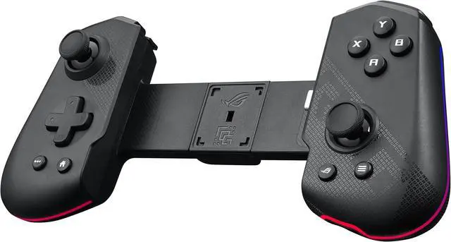 Alt view image 4 of 16 - ASUS ROG Tessen Gaming Mobile Controller (foldable, one size fits all, on-the-fly key mapping, RGB lighting, 500Hz polling rate)