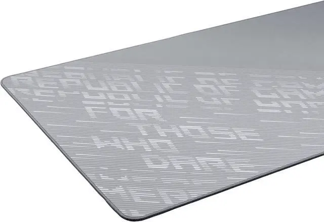 Alt view image 2 of 5 - ASUS ROG Scabbard II Arctic Gray XXL Gaming Mouse Pad,  35.43 x 15.75 x 0.12 inches, Water/oil/dust-repellent Surface, Anti-fray Edges, Nonslip Rubber Base