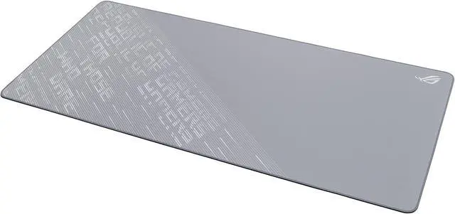 Main image of ASUS ROG Scabbard II Arctic Gray XXL Gaming Mouse Pad,  35.43 x 15.75 x 0.12 inches, Water/oil/dust-repellent Surface, Anti-fray Edges, Nonslip Rubber Base