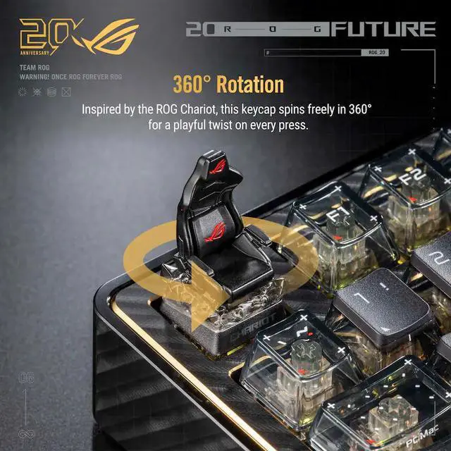Alt view image 5 of 15 - ASUS - ROG 20th Edition Keycap Blind Box (1-Pack) - Styles May Vary