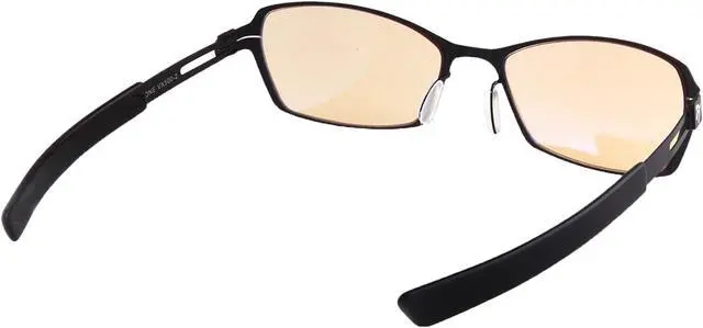 Alt view image 3 of 6 - Arozzi Visione VX-500 Computer Gaming Glasses - Anti-glare, UV and Blue light Protection, Eye Strain Relief, Comfortable Gaming, Black