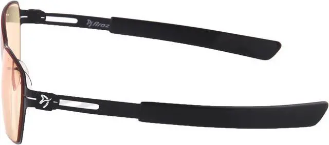 Alt view image 5 of 6 - Arozzi Visione VX-500 Computer Gaming Glasses - Anti-glare, UV and Blue light Protection, Eye Strain Relief, Comfortable Gaming, Black