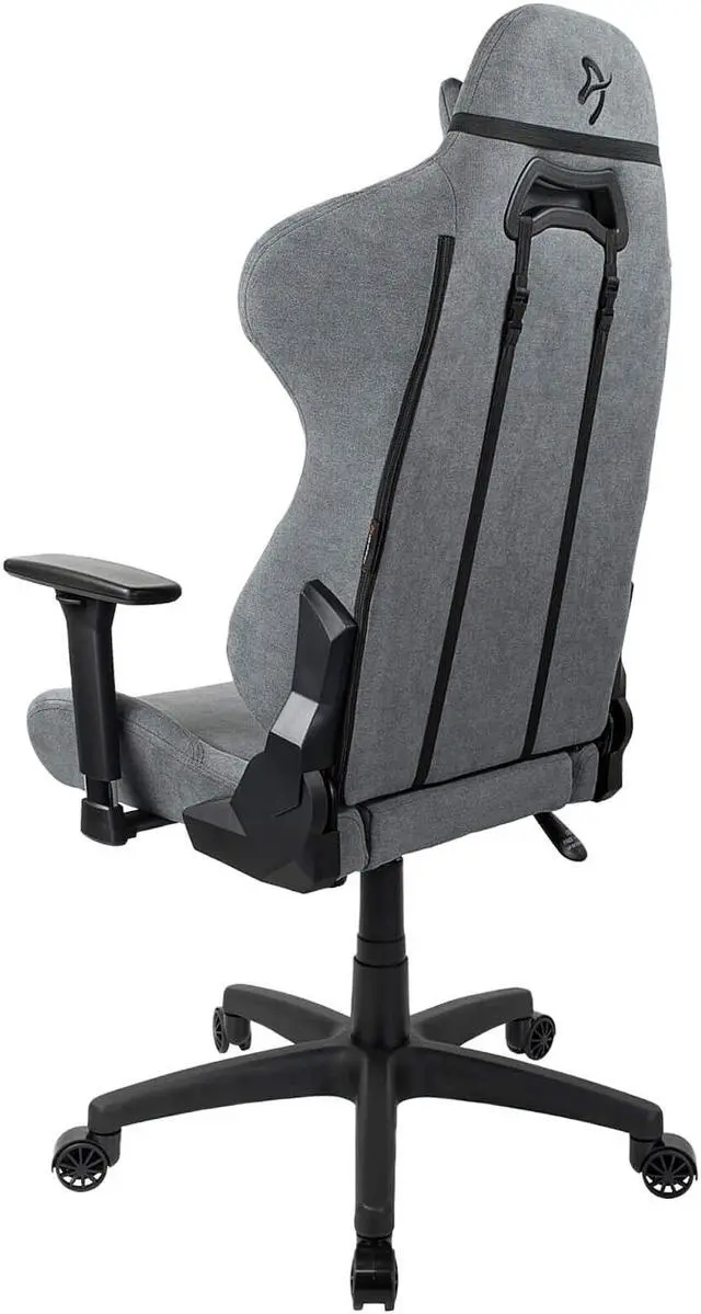Alt view image 5 of 8 - Arozzi Furniture TORRETTA-SFB-ASH Torretta Soft Fabric Gaming Chair - Ash