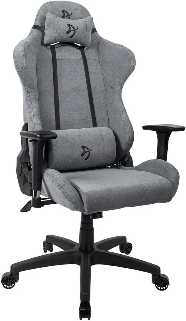 Alt view image 3 of 8 - Arozzi Furniture TORRETTA-SFB-ASH Torretta Soft Fabric Gaming Chair - Ash