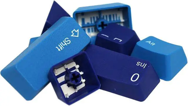 Alt view image 2 of 3 - Tai-Hao KDTHUS104C01BU201 Ocean Blue ABS Keycap Set