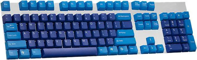 Main image of Tai-Hao KDTHUS104C01BU201 Ocean Blue ABS Keycap Set