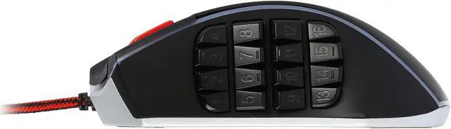 Alt view image 5 of 7 - Redragon M990 Legend 16400 DPI High Precision Programmable Laser Gaming Mouse for PC MMO/FPS
