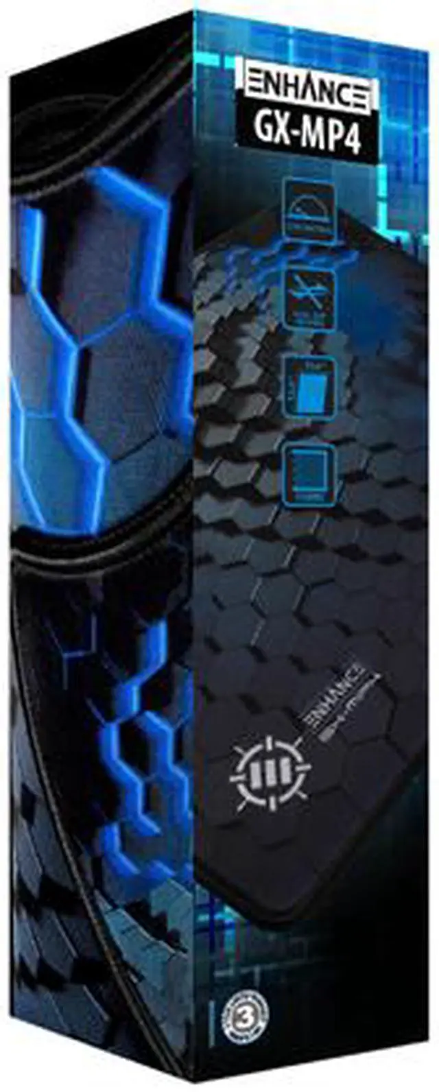 Alt view image 6 of 6 - ENHANCE GX-MP4 Extended Gaming Mouse Pad with High Precision eSports Tracking Surface and Anti-Fray Stitching