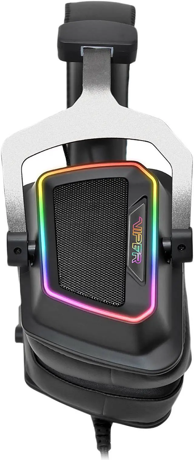 Alt view image 5 of 11 - Patriot Memory Viper V380 USB Connector Circumaural Virtual 7.1 Surround Sound PC Gaming Headset w/ ENC Microphone and Full Spectrum RGB