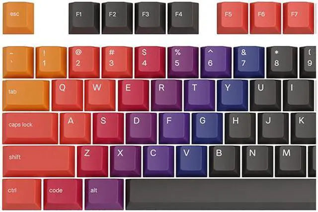 Alt view image 2 of 2 - Glorious GPBT Celestial Series Keycaps - Fire (GLO-KC-GPBT-CF)