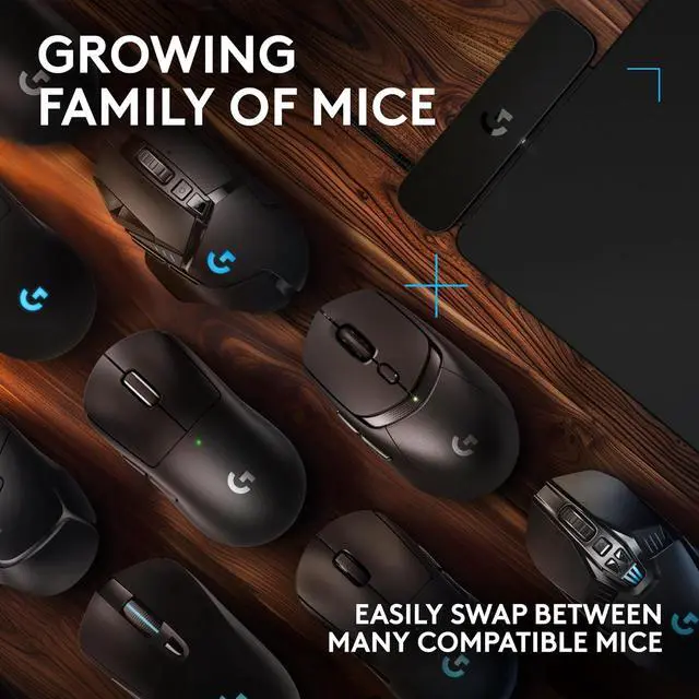 Alt view image 5 of 7 - Logitech G POWERPLAY 2 Wireless Charging Mouse Pad for Compatible Gaming Mice, 34.5 X 28.4 cm (13.5 x 11.2 inches), 3.5 mm Height - Black