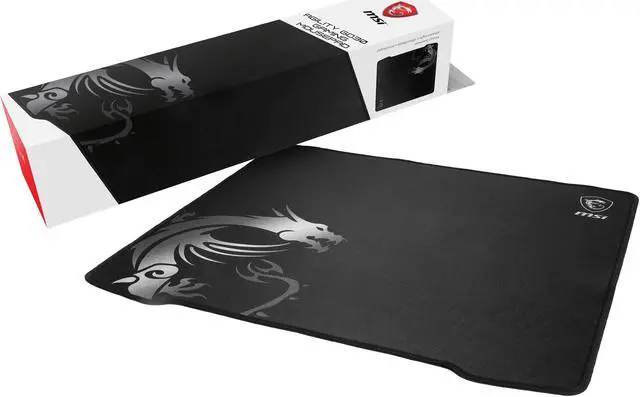 Alt view image 7 of 8 - MSI Ultra-Smooth Low-Friction Textile Surface Natural Rubber Base Extra Soft Comfortable Touch Anti-Slip Gaming Mouse Pad (Agility GD30)