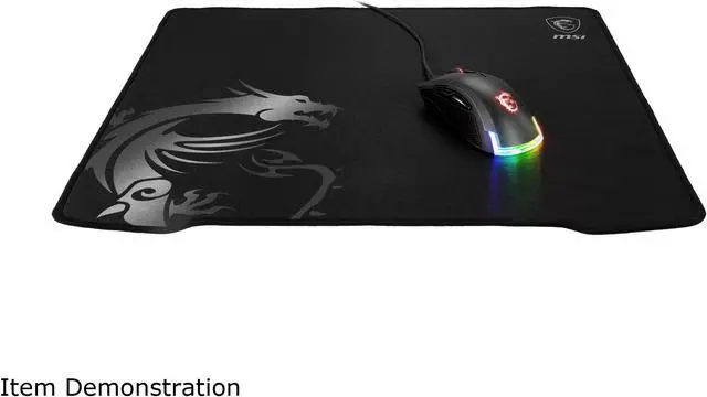 Alt view image 6 of 8 - MSI Ultra-Smooth Low-Friction Textile Surface Natural Rubber Base Extra Soft Comfortable Touch Anti-Slip Gaming Mouse Pad (Agility GD30)