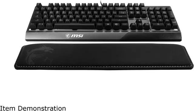 Alt view image 6 of 10 - MSI Gaming Keyboard Wrist Rest - Cooling Gel Infused PAD