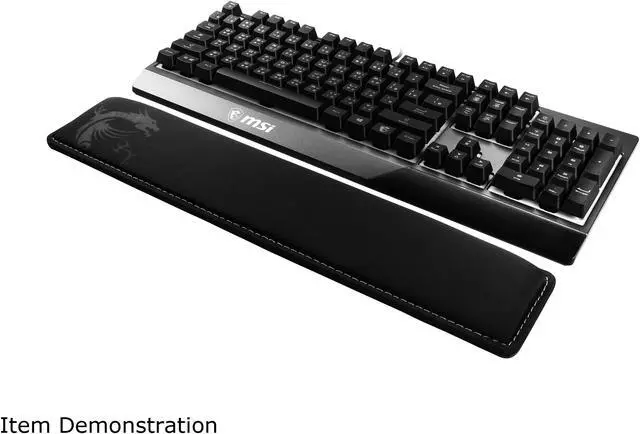 Alt view image 7 of 10 - MSI Gaming Keyboard Wrist Rest - Cooling Gel Infused PAD