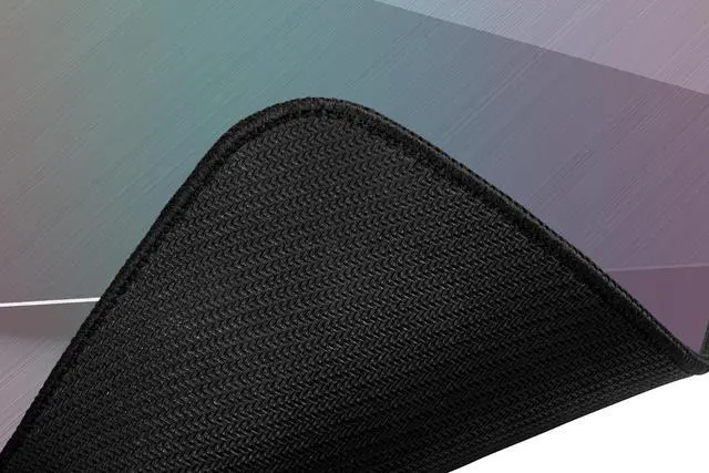Alt view image 7 of 10 - MSI Gaming XXL Ultra-Smooth Silk Low-Friction relective Surface Non-Slip Natural Rubber Base 3mm Thick Gaming Mouse Pad (Agility GD72 Gleam Edition)