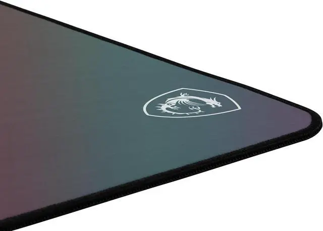 Alt view image 9 of 10 - MSI Gaming XXL Ultra-Smooth Silk Low-Friction relective Surface Non-Slip Natural Rubber Base 3mm Thick Gaming Mouse Pad (Agility GD72 Gleam Edition)