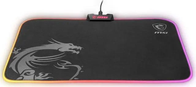 Alt view image 2 of 5 - MSI AGILITY GD60 (RGB) Mouse Pad, 15" x 11", Micro-Textile Surface, Natural Rubber Base