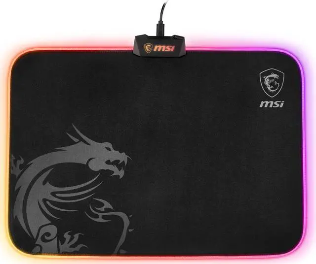 Main image of MSI AGILITY GD60 (RGB) Mouse Pad, 15" x 11", Micro-Textile Surface, Natural Rubber Base
