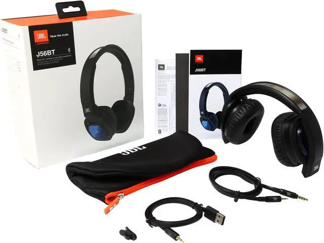 Alt view image 7 of 7 - JBL J56BT Bluetooth On-Ear Headphone - Black